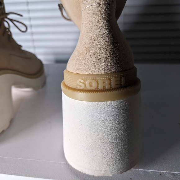 SOREL HI-LINE Heel Lace Waterproof Boots Women's Shoes Size 7.5 - Picture 2 of 7